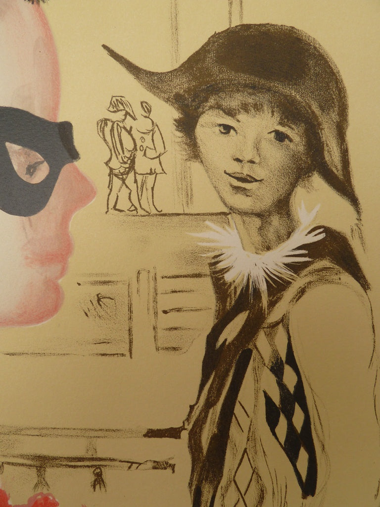 CORELLI : Carnaval de Venise - Lithographie originale signée