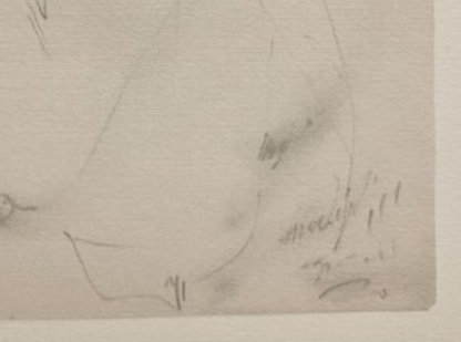 Amedeo MODIGLIANI : Portrait de Lunia Czechowska - Lithographie signée