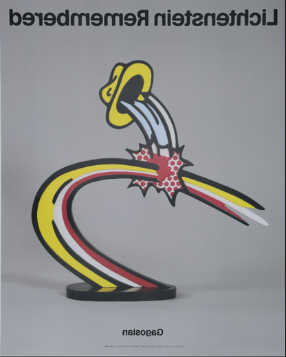 Roy LICHTENSTEIN : Coup de Chapeau - Affiche originale en couleurs