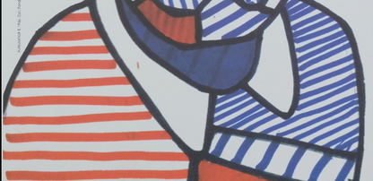 Jean DUBUFFET : Autoportrait - Affiche originale