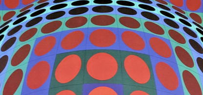 Victor VASARELY : BI KA - Affiche originale