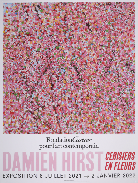 Damien HIRST : Cerisier en fleurs - Affiche originale en couleurs