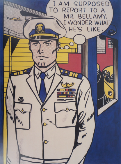 Roy LICHTENSTEIN : Mr Bellamy - Lithographie