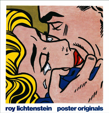 Roy LICHTENSTEIN : Kiss V - Lithographie