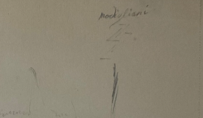 Amedeo MODIGLIANI : Etude de portrait féminin - Lithographie signée
