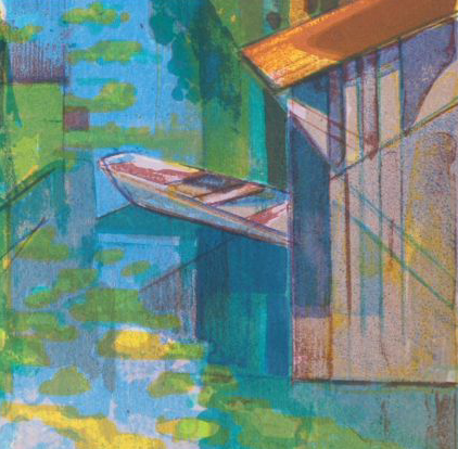 Camille HILAIRE : La Lauch à Colmar - Lithographie originale signée