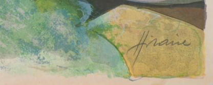 Camille HILAIRE : Alsace, La cascade du Nideck - Lithographie originale signée
