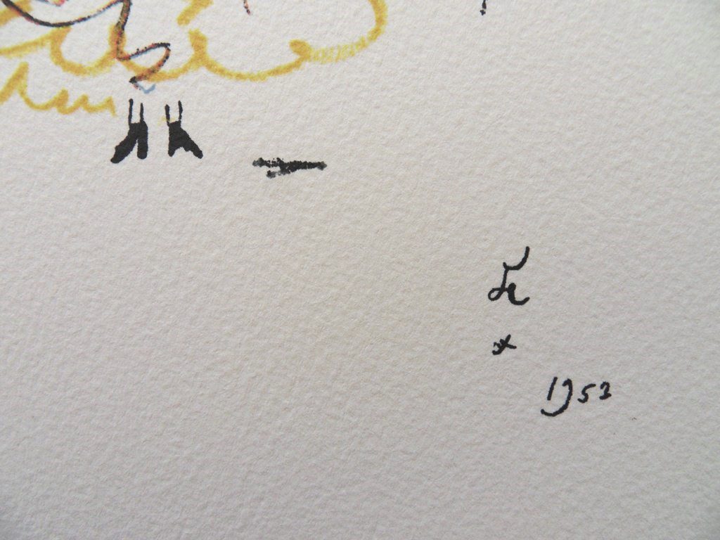 Jean COCTEAU : Carmen - Lithographie Signée