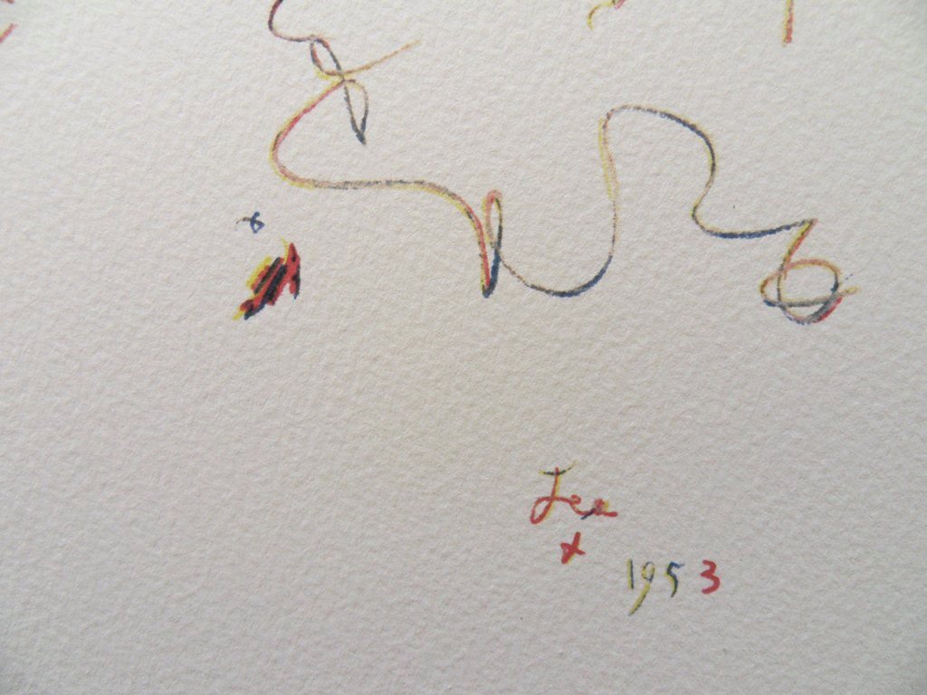 Jean COCTEAU : Fête espagnole - Lithographie Signée