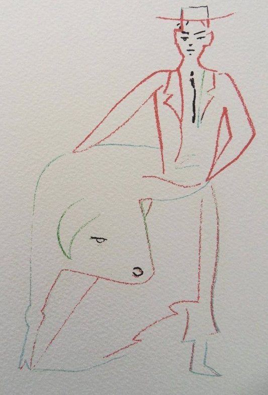 Jean COCTEAU : Le fils du Torero - Lithographie signée