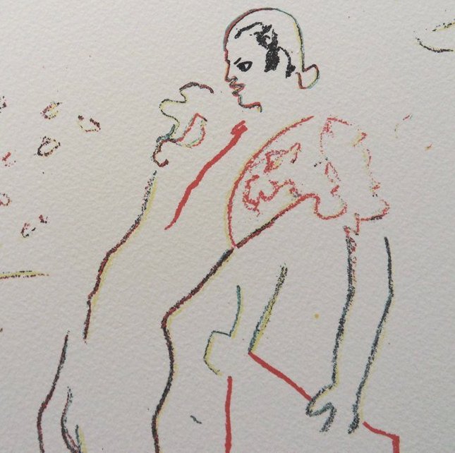 Jean COCTEAU : Le Toréador - Lithographie signée