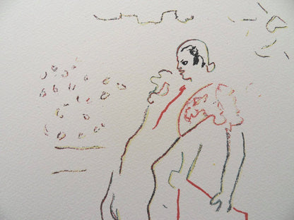 Jean COCTEAU : Le Toréador - Lithographie signée