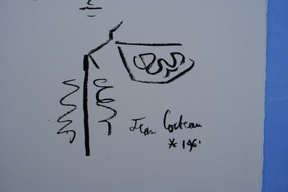 Jean COCTEAU : Toréador couronné - Lithographie Signée