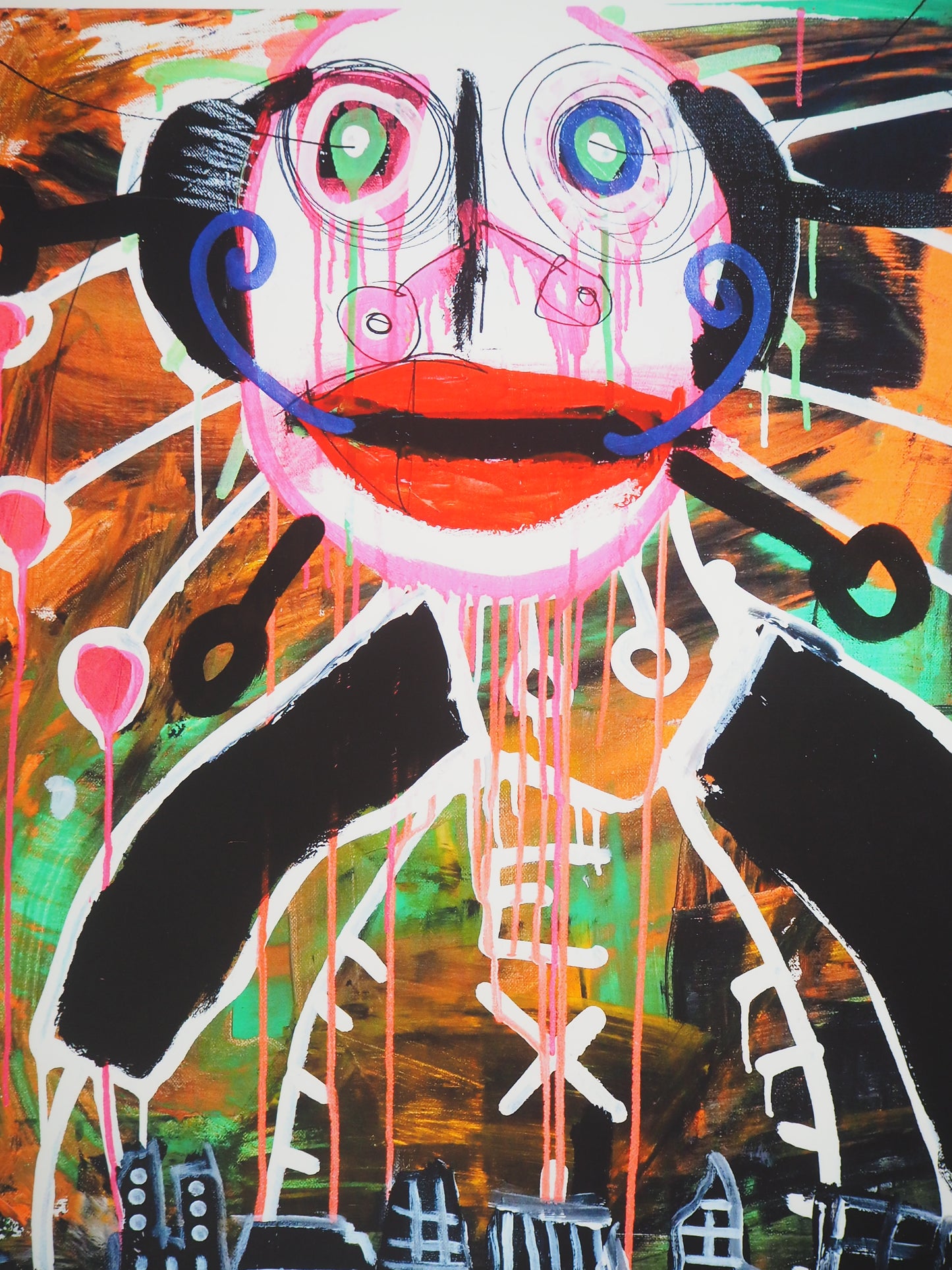Paul KOSTABI : Gratty dans la ville - Giclée originale signée