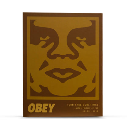 Shepard FAIREY (OBEY) : Obey Icon (Gold Edition) - Sculpture
