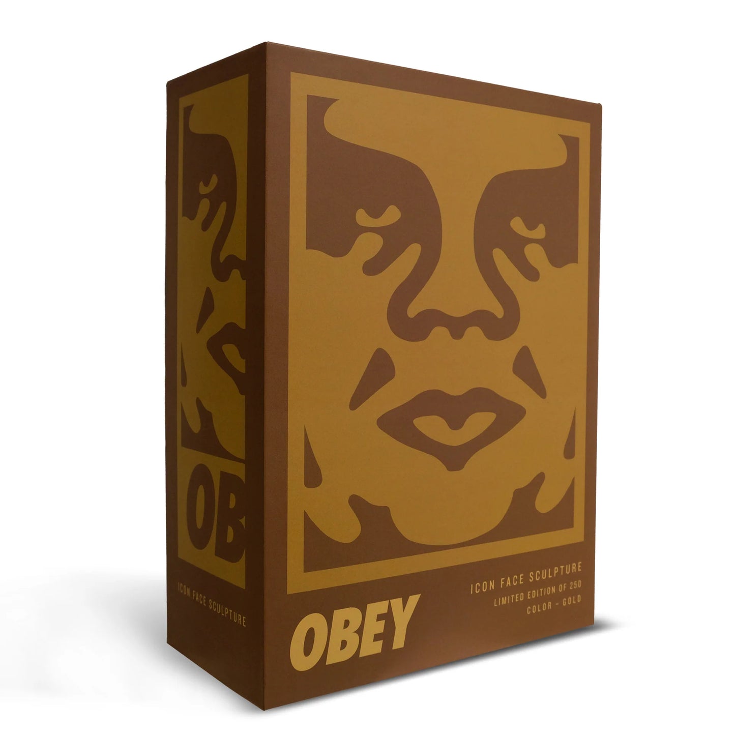 Shepard FAIREY (OBEY) : Obey Icon (Gold Edition) - Sculpture