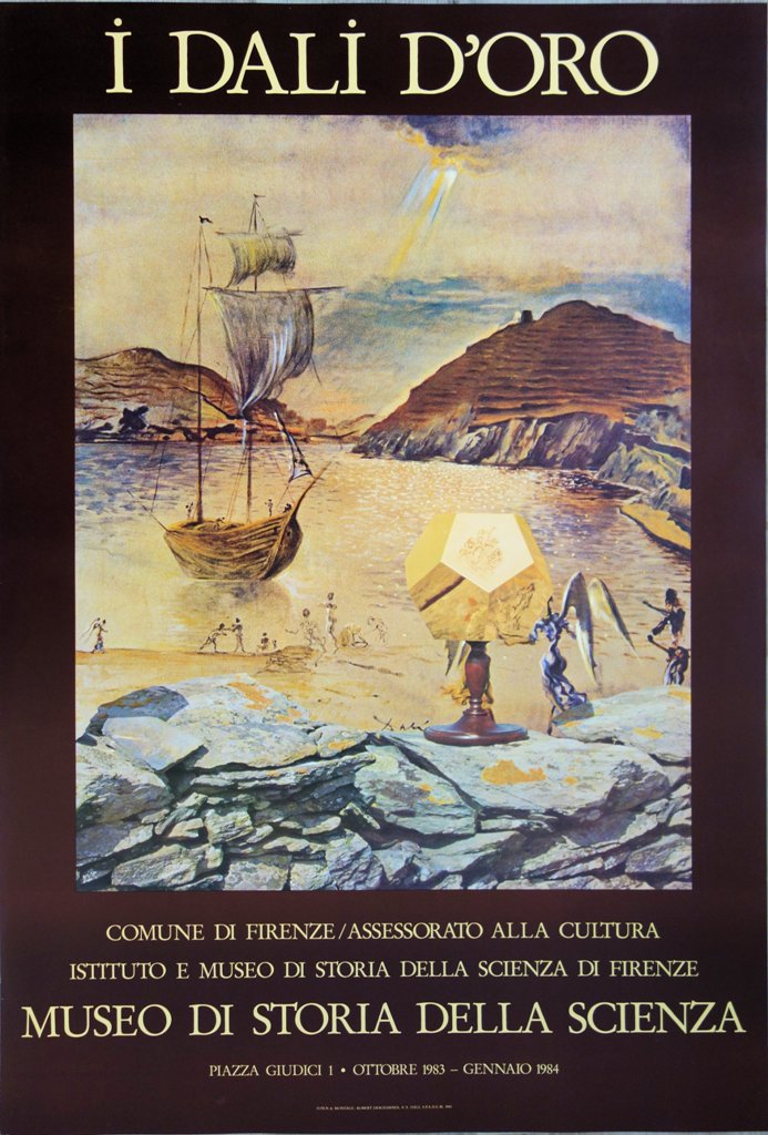 Salvador DALI : I Dali d’Oro, 1983 - Affiche originale d’époque