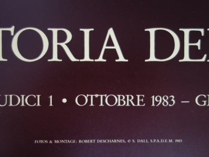Salvador DALI : I Dali d’Oro, 1983 - Affiche originale d’époque