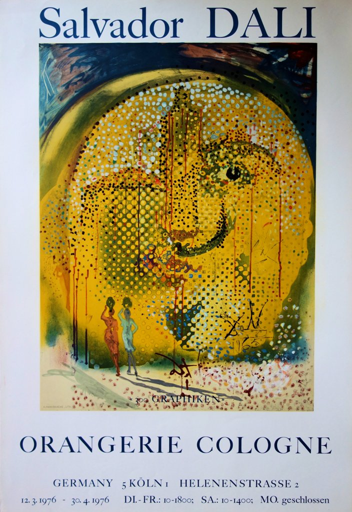 Salvador DALI : Sol Y Dali - Lithographie originale signée