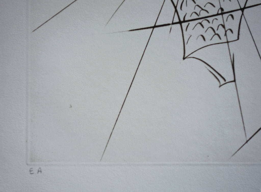 Salvador DALI : Chinatown - Gravure originale signée