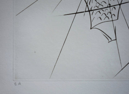 Salvador DALI : Chinatown - Gravure originale signée