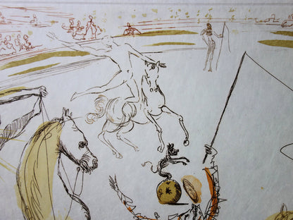 Salvador DALI : L'Ecuyère - Gravure originale signée