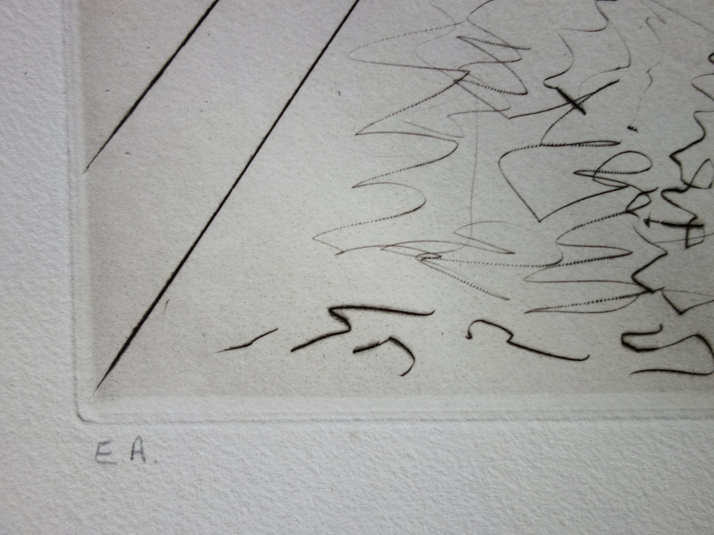 Salvador DALI : City Hall - Gravure originale signée