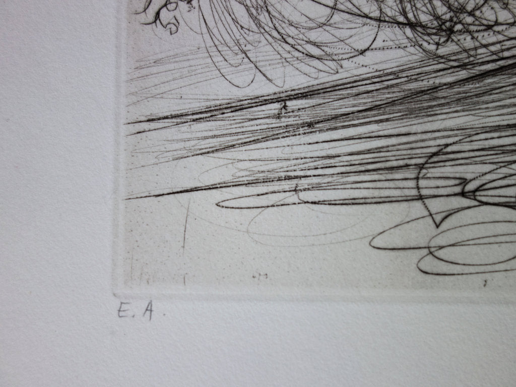 Salvador DALI : Golden Gate Bridge - Gravure originale signée