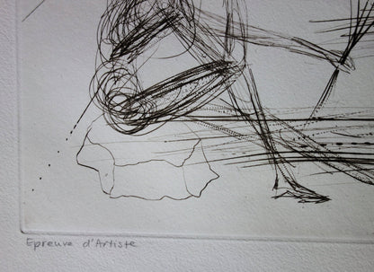 Salvador DALI : Mission Dolores - Gravure originale signée