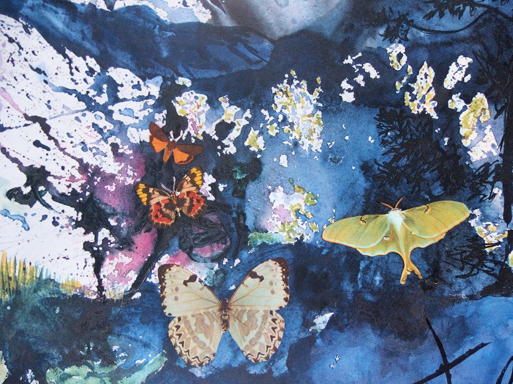 Salvador DALI : Alpes - Lithographie originale signée, SNCF Grand Modèle