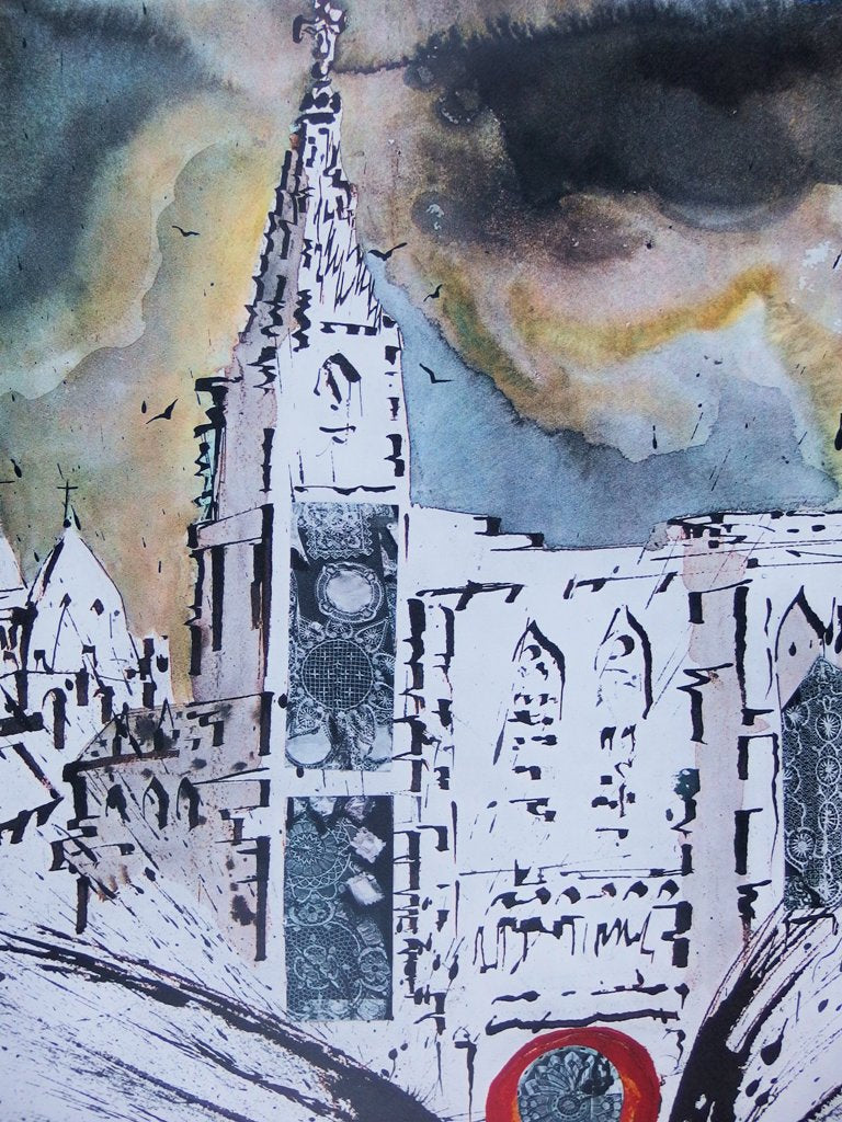 Salvador DALI : Alsace - Lithographie originale signée, SNCF Grand Modèle