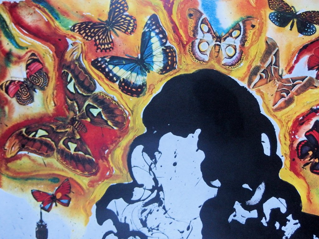 Salvador DALI : Paris, Lithographie originale signée - SNCF Grand Modèle