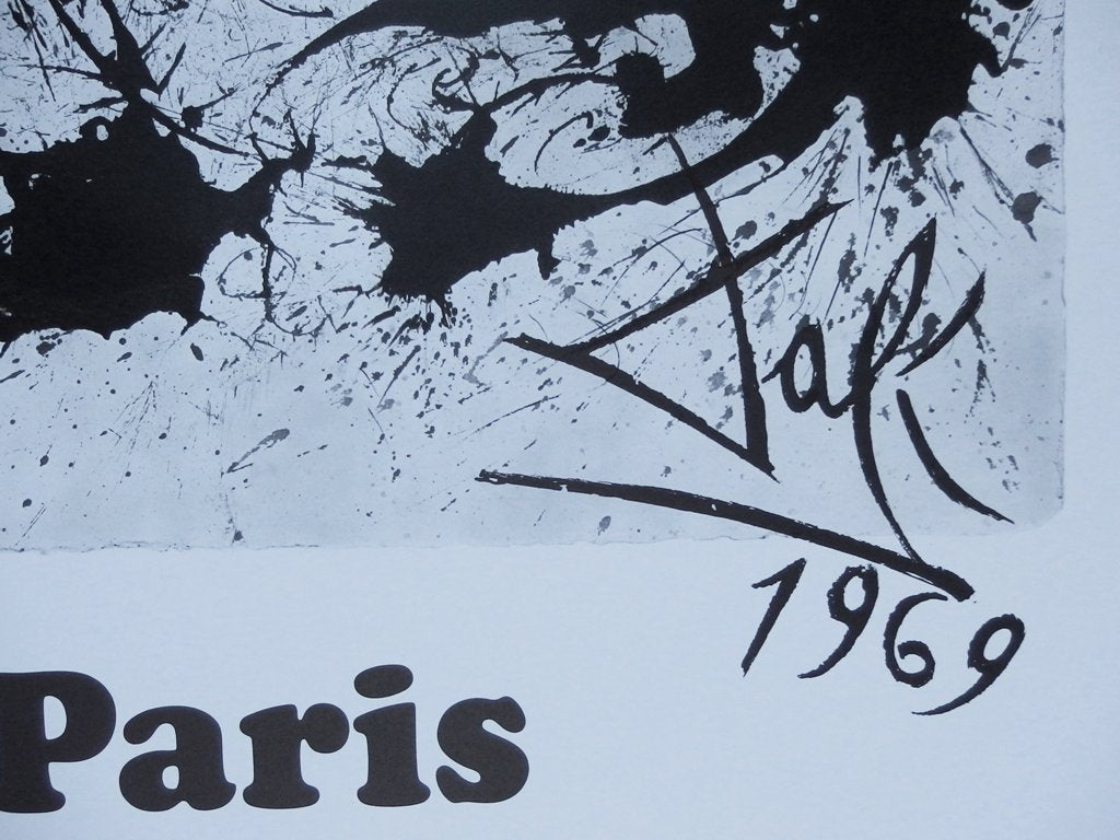 Salvador DALI : Paris, Lithographie originale signée - SNCF Grand Modèle