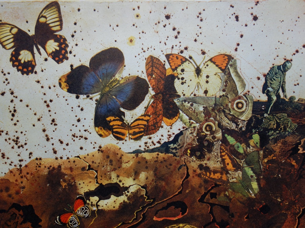 Salvador DALI : Auvergne - Lithographie originale signée SNCF, Suite Papillon