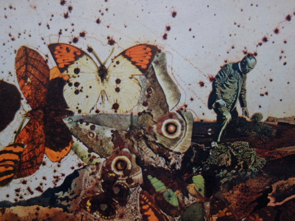 Salvador DALI : Auvergne - Lithographie originale signée SNCF, Suite Papillon