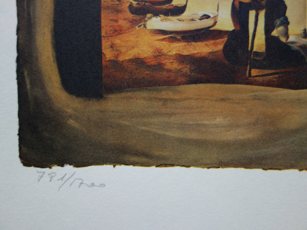 Salvador DALI : Normandie - Lithographie originale signée SNCF, Suite Papillon