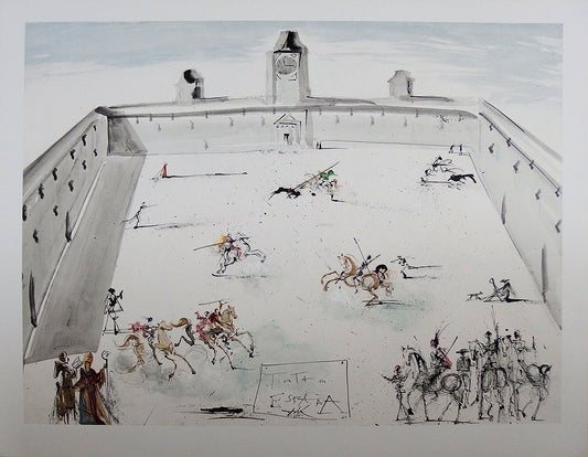 Salvador DALI : Tienta en Espana - Lithographie signée