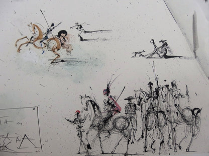 Salvador DALI: Tienta - Place in Spain, Signed Lithograph