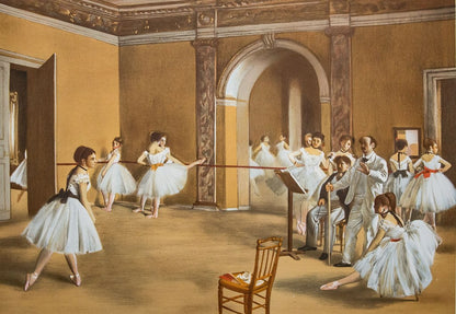 Edgar DEGAS : Le Foyer de la danse à l'Opéra de la rue Le Peletier - Lithographie signée