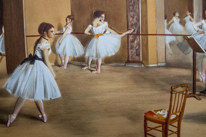 Edgar DEGAS : Le Foyer de la danse à l'Opéra de la rue Le Peletier - Lithographie signée