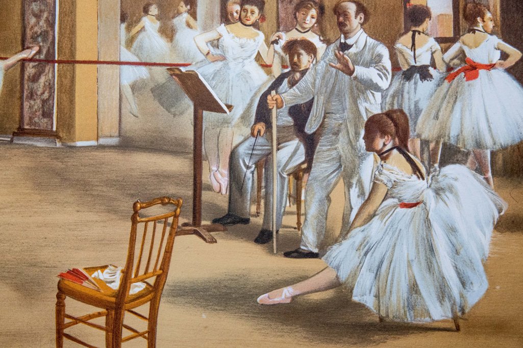 Edgar DEGAS : Le Foyer de la danse à l'Opéra de la rue Le Peletier - Lithographie signée