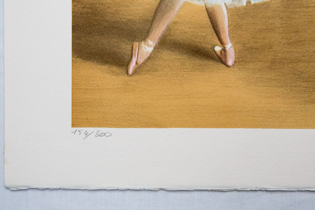 Edgar DEGAS : Le Foyer de la danse à l'Opéra de la rue Le Peletier - Lithographie signée