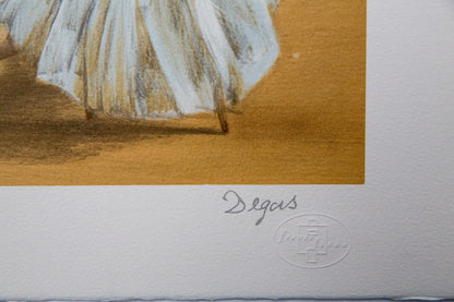 Edgar DEGAS : Le Foyer de la danse à l'Opéra de la rue Le Peletier - Lithographie signée