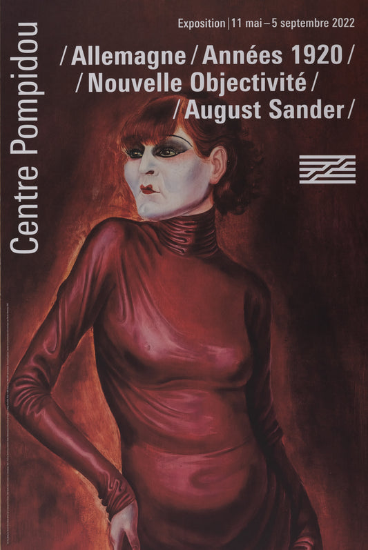 Otto DIX : Portrait de la danseuse Anita Barber - Affiche originale