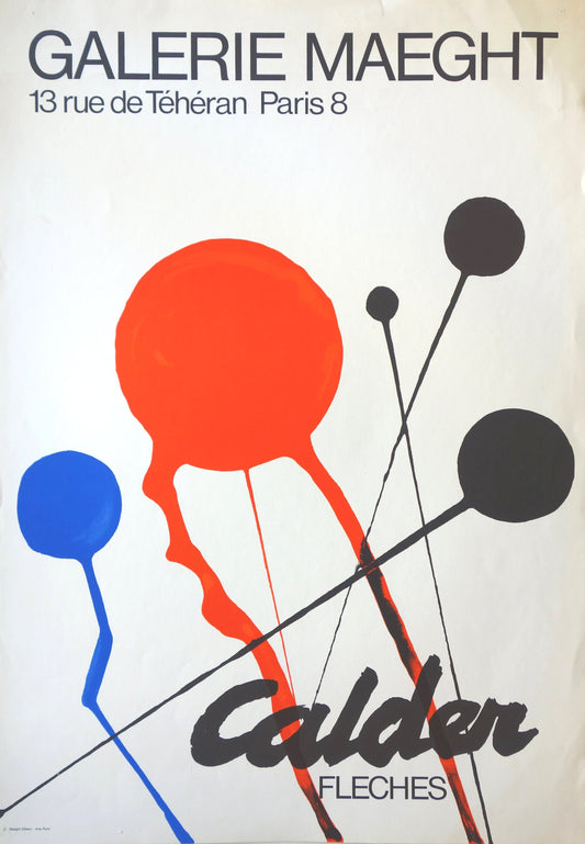 Alexander CALDER : Flèches  - Lithographie originale signée