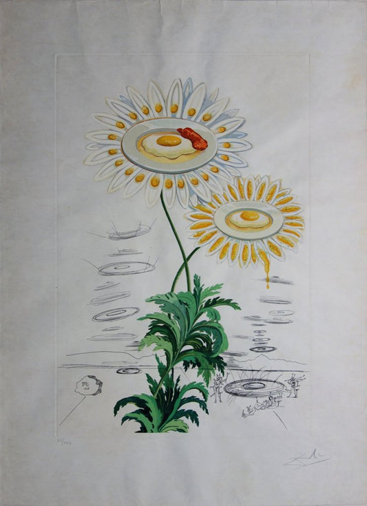 Salvador DALI : Marguerite - Gravure originale signée