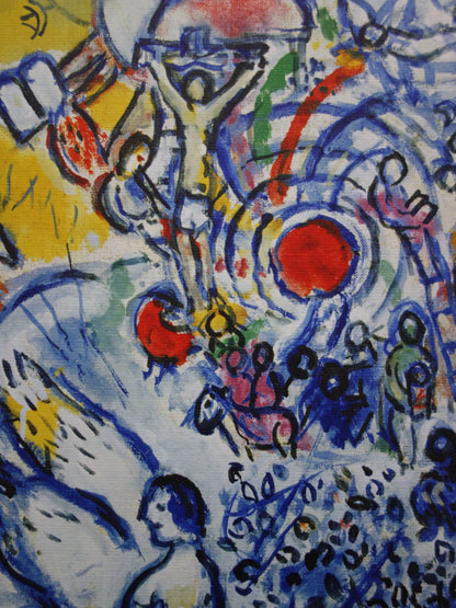 Marc CHAGALL : La création de l'Homme - Lithographie