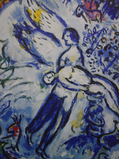 Marc CHAGALL : La création de l'Homme - Lithographie
