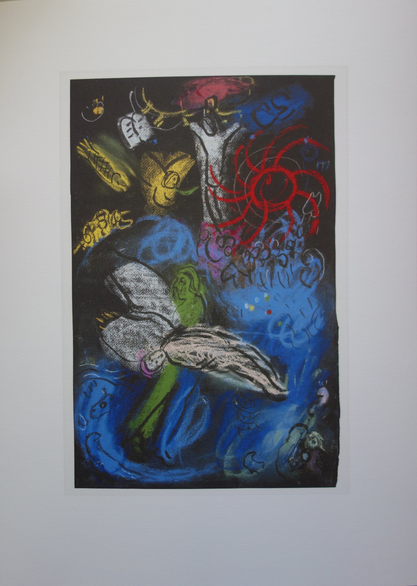 Marc CHAGALL: The Creation of Man - Lithograph