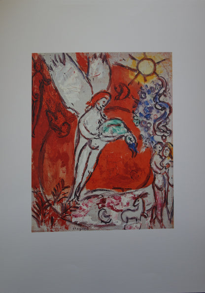 Marc CHAGALL: The Creation of Man - Signed lithograph